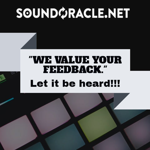 YOUR FEEDBACK MATTERS!!!! More Feedback = MORE INFORMATION More Information = BETTER PRODUCTS