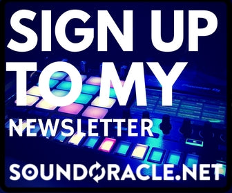 Sign Up to my Sound Oracle Newsletter 