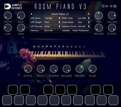  Room Piano By Sample Science