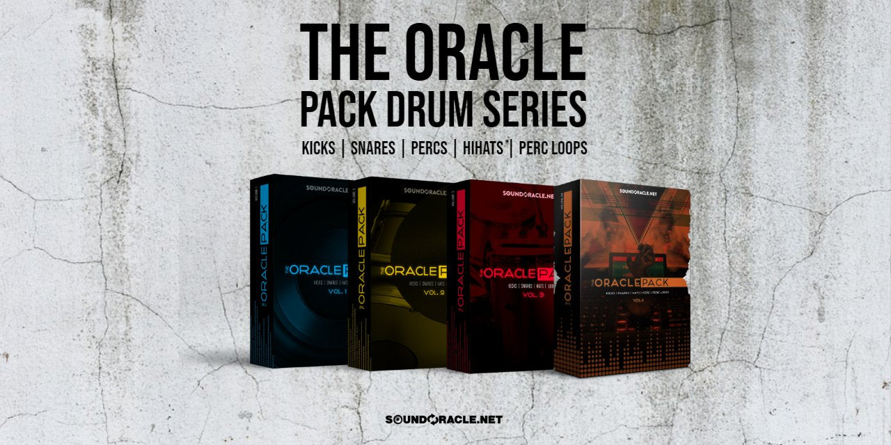 The Oracle Pack Bundle - Award-Winning Sound Design - Producer's #1 Choice for Premium Drum Kits, Loops, & Sounds. Created by Sound Oracle (Chief Sound Designer for Timbaland).