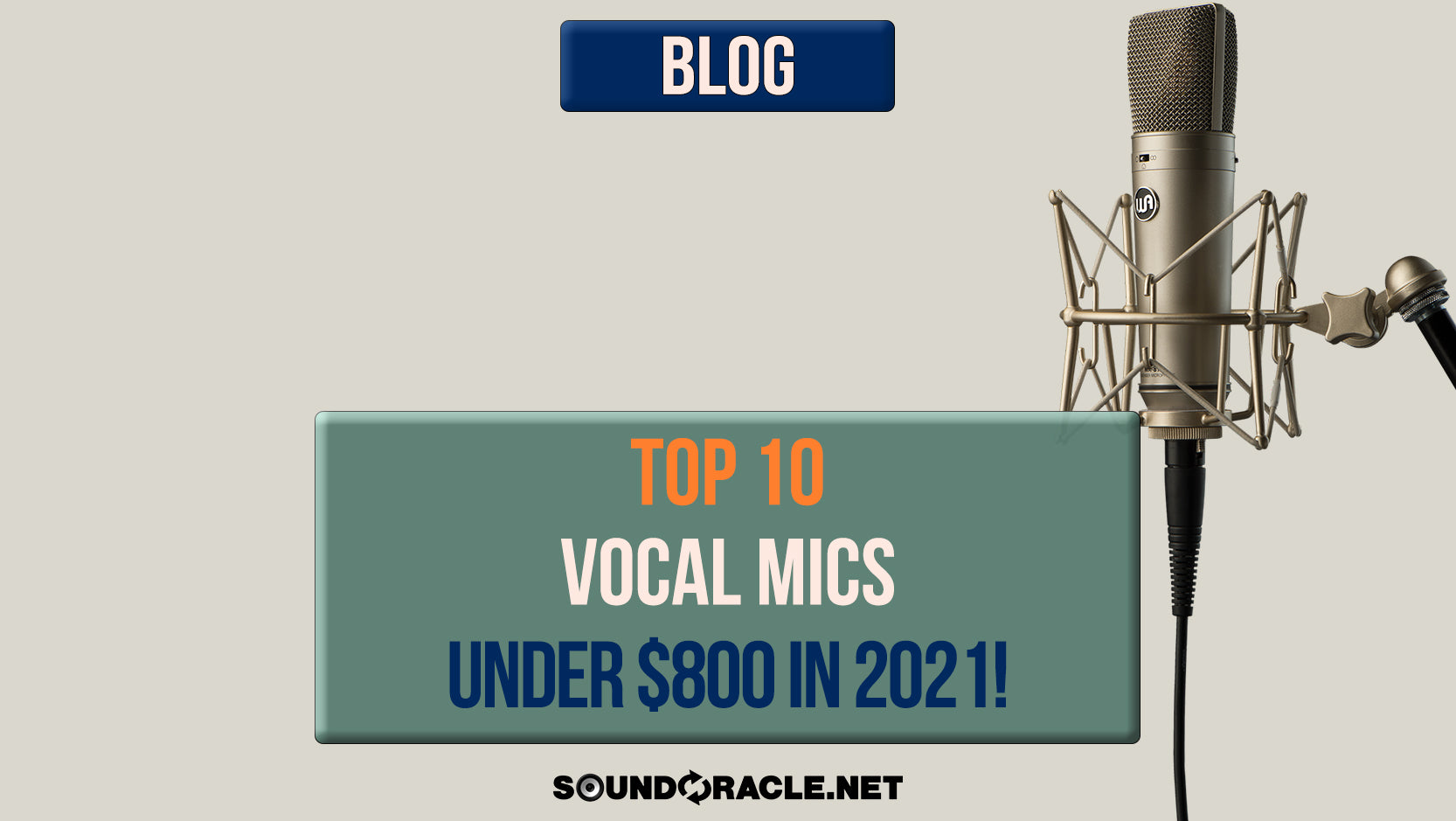 10 Best Studio Microphones for Recording Vocals in High Quality