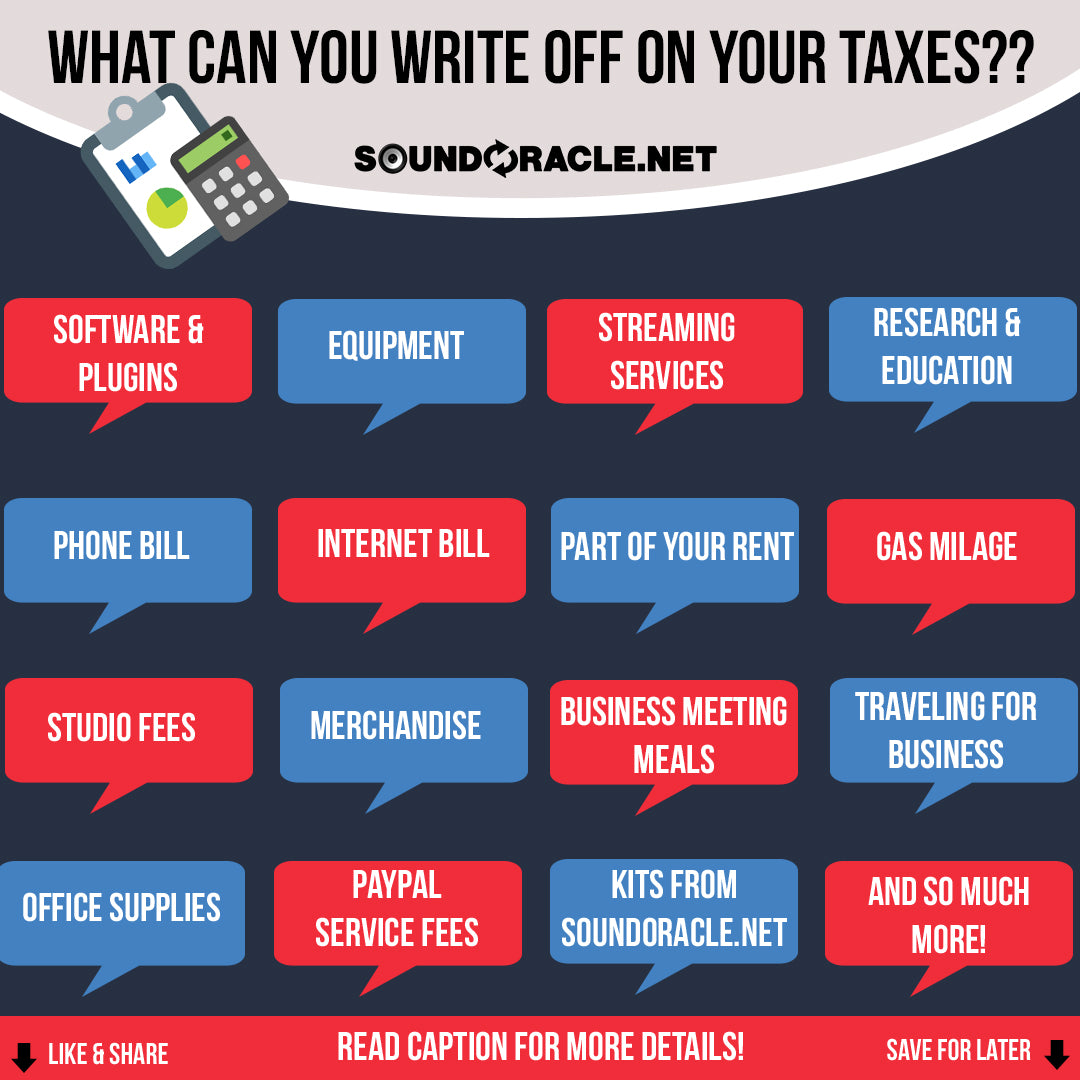 What Can You Write Off on Your Taxes? SoundOracle Sound Kits