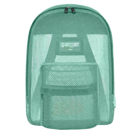 green mesh backpack