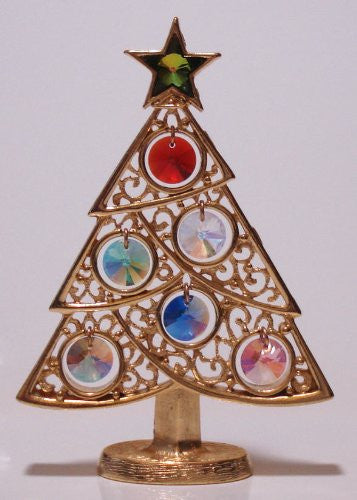 Upcycled Louis Vuitton Swarovski Crystal Christmas Tree Ornament