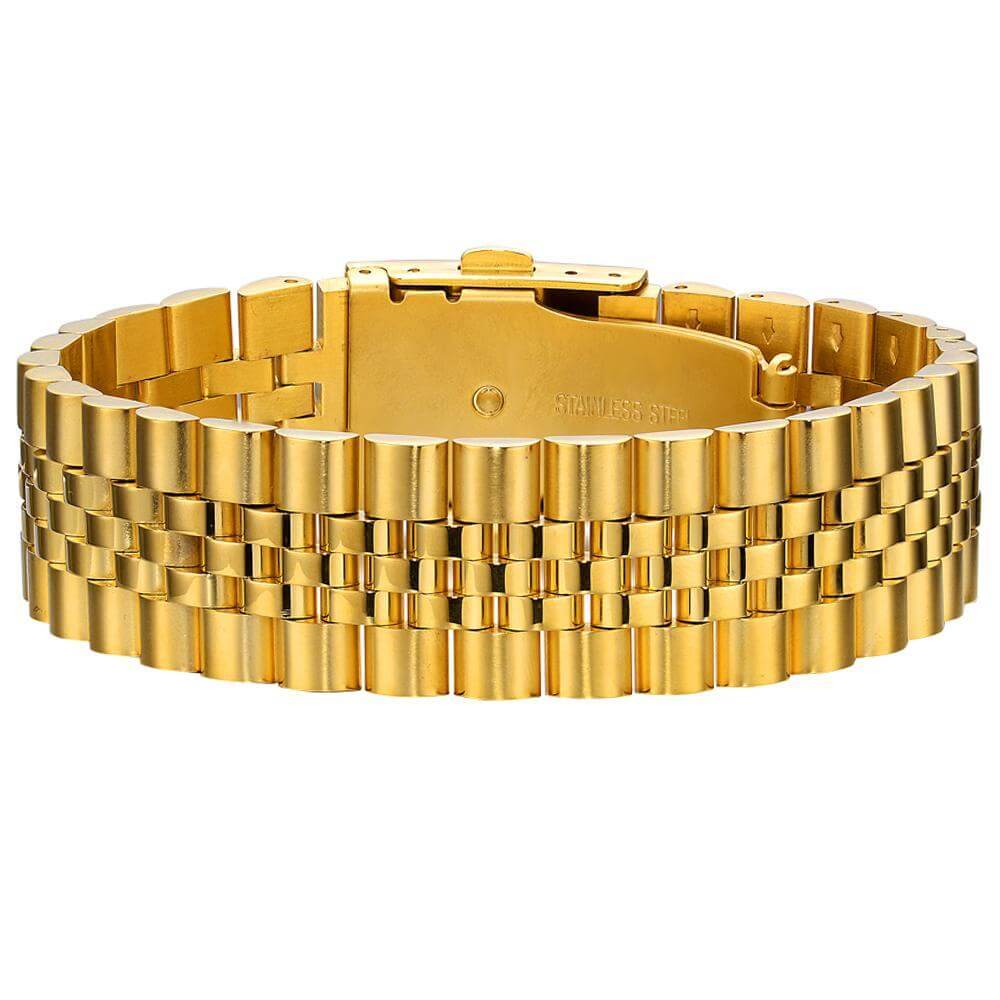 gold band bracelet