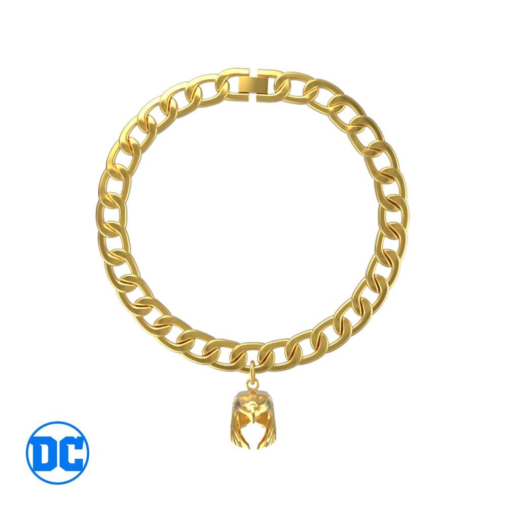 DC Comics鈩 Golden Armor Curb Bracelet