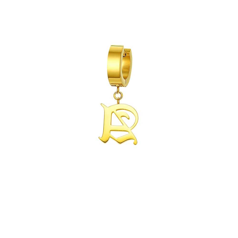 Image of Mister Old English Initial Earring