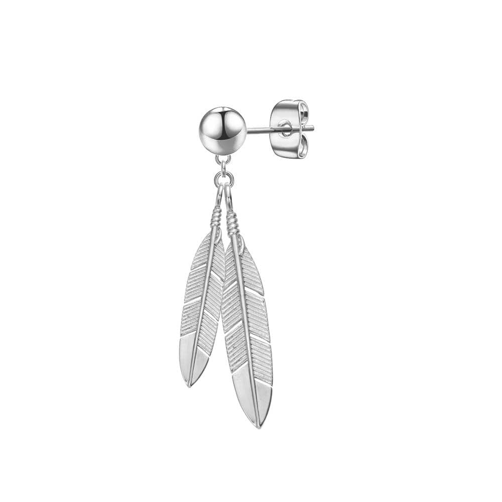 Buy Mister Feather Stud Earring Online At affordable price – Mister SFC