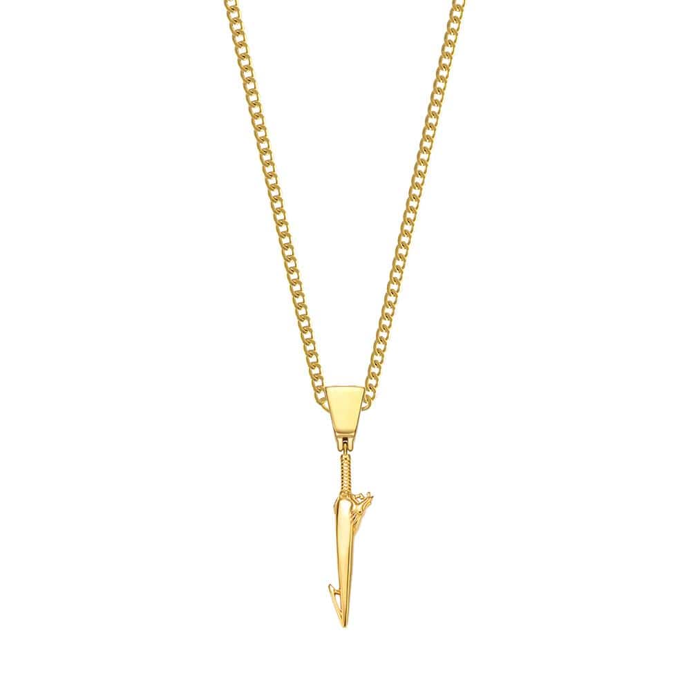 Starving Skeleton™ Thunder Blade Pendant Necklace – IrezumiEmpire