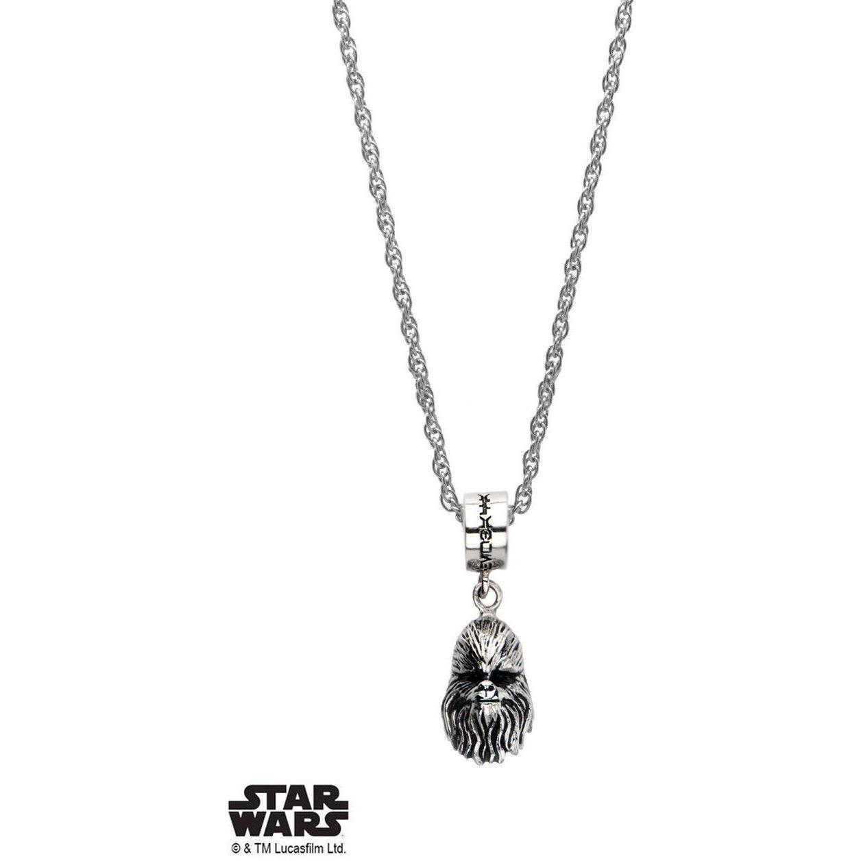 Star Wars Chewbacca V2 Necklace - Chrome