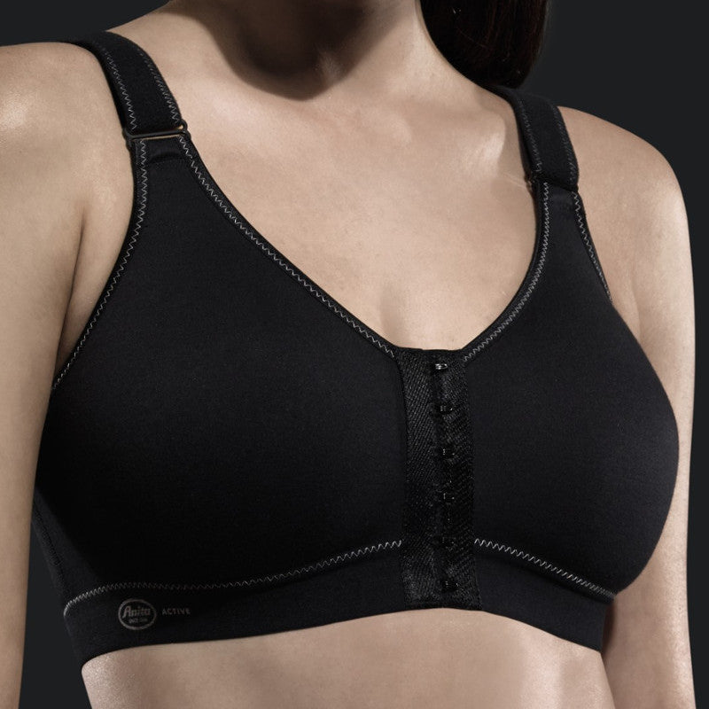 front fastening sports bra