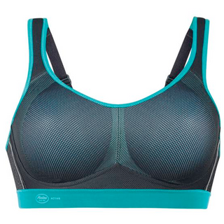 Anita Sports Bra Dynamix Star Non-Wired Blue Grey, 5537839