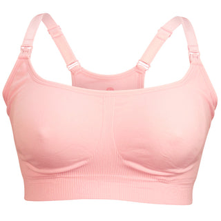 Non-underwired nursing bra, light pink, La Redoute Collections