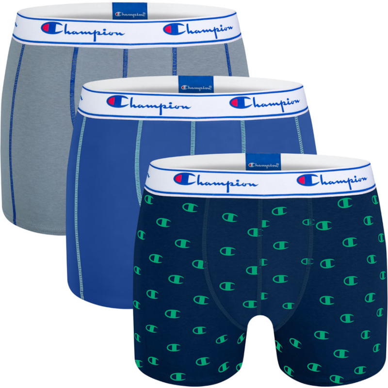 Champion Men's Brief Short Underwear 3-Pack | Poinsettia - PoinsettiaStyle.co.uk