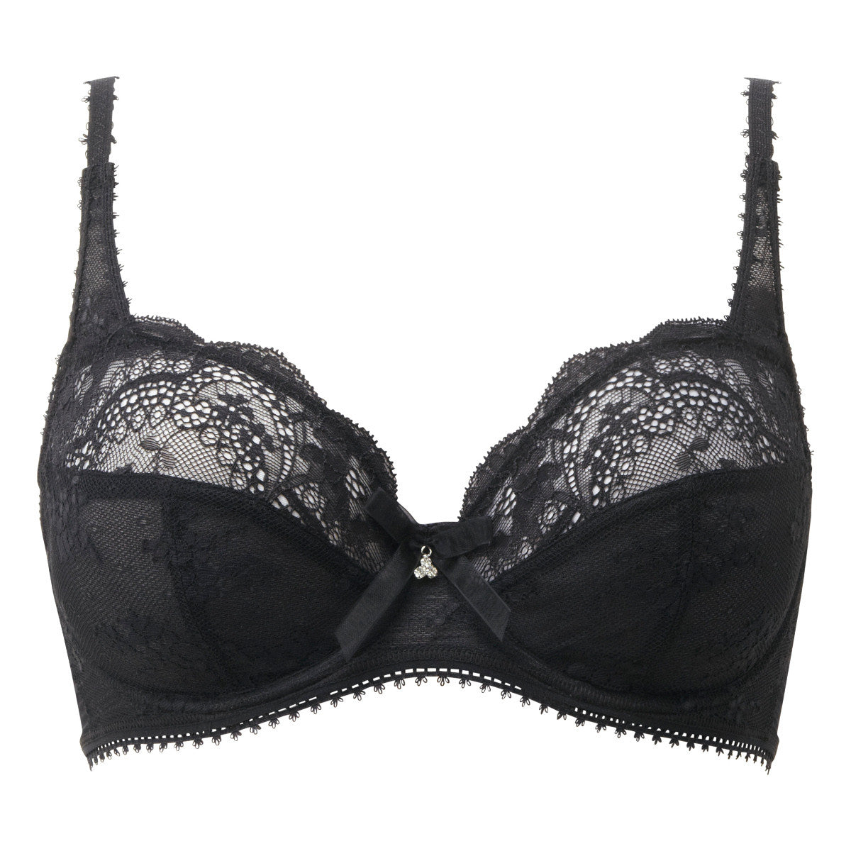 Charnos Cherub Black Full Cup Bra - 10519 - PoinsettiaStyle.co.uk