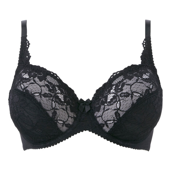 Charnos Rosalind Black Full Cup Bra - 116501BLK - PoinsettiaStyle.co.uk