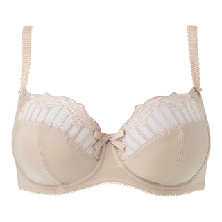 Finishing touches - The ever popular Charnos Rosalind,full cup bra with  side support and matching deep brief. available in white,natural,black,navy  and pink