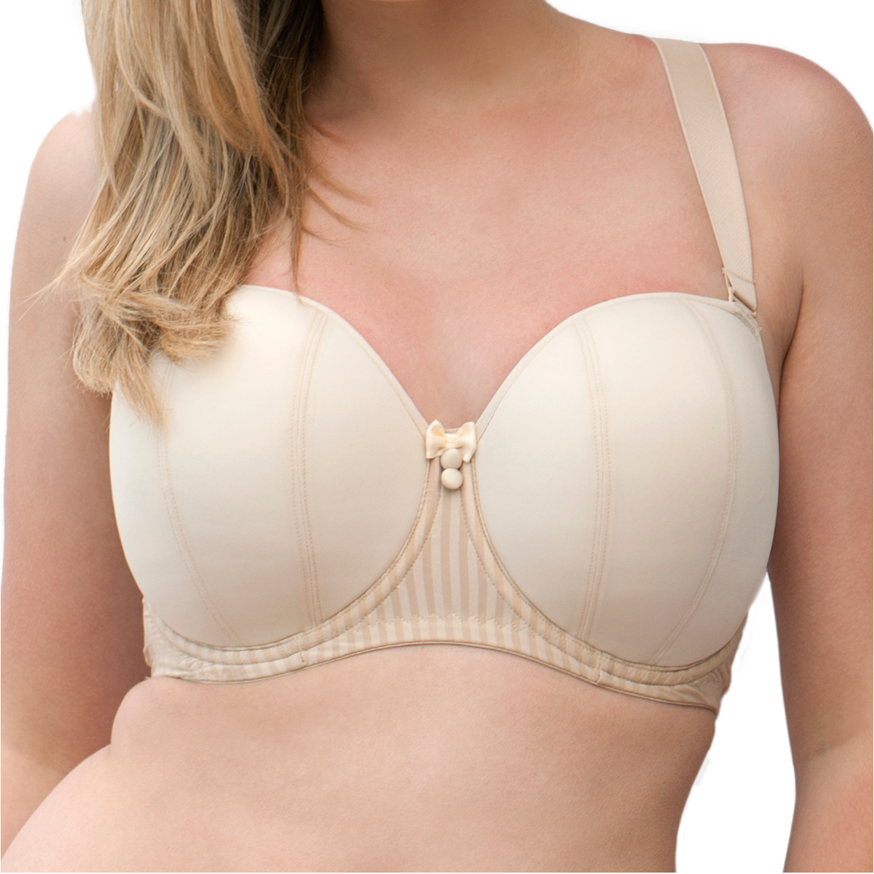 Curvy Kate Luxe Strapless Multiway Bra Biscotti Nude Ck2601