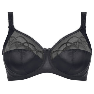 Elomi Cate Underwired Full Cup Banded Bra - Ink - Curvy