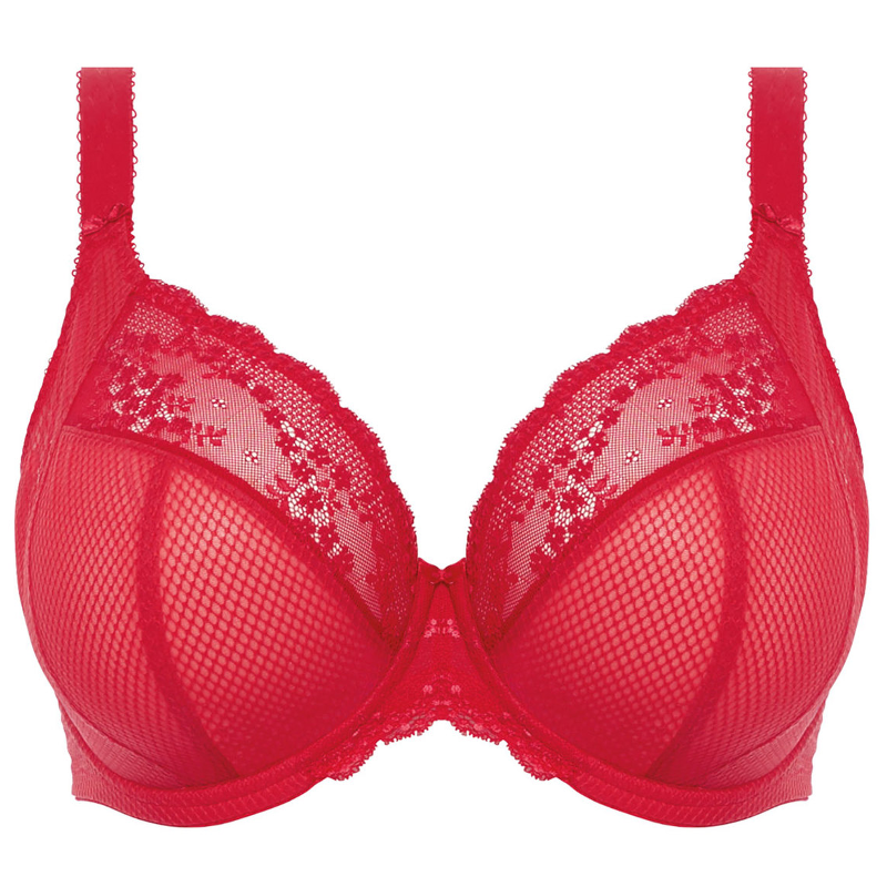 Elomi Charley Stretch Plunge Bra Red | EL4382RED | Poinsettia ...