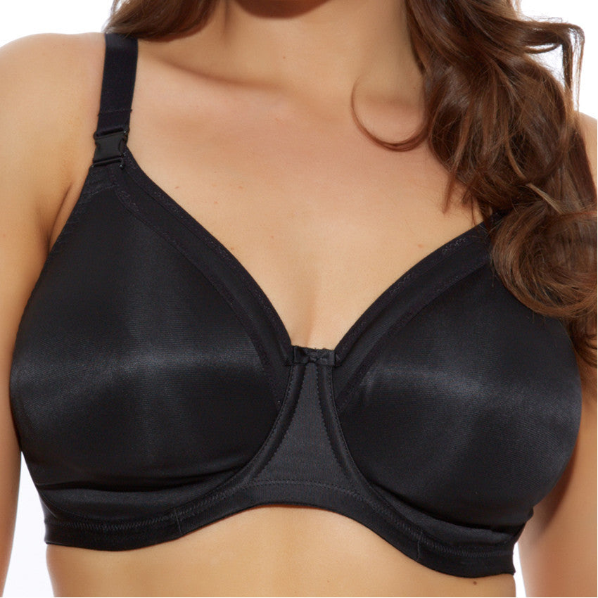 Elomi Smoothing Nursing Maternity Bra Black El3912blk Poinsettia Uk