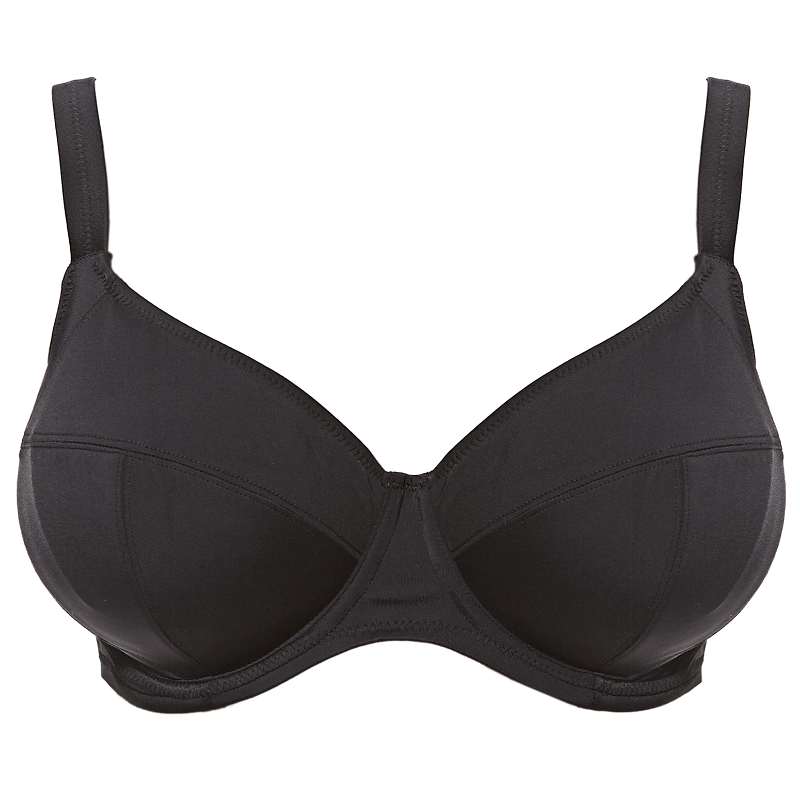 Elomi Swim Essentials Plunge Bikini Top Black | ES7504BLK | Poinsettia ...