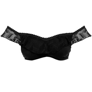 black bardot bikini