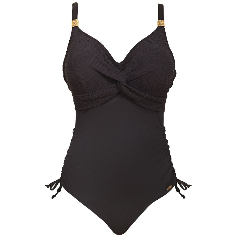 Fantasie Swim Ottawa Twist Front One Piece Swimsuit Black - FS6360BLK ...