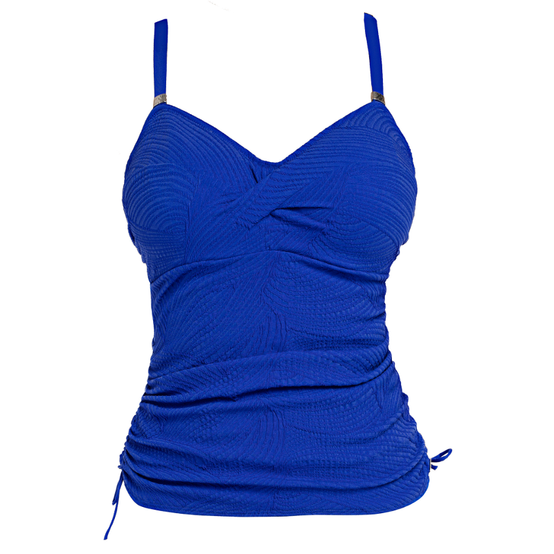 Fantasie Ottawa Tankini Swimsuit Twist Front Blue | FS6356PAC ...