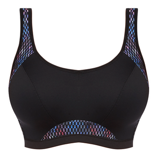 Buy Freya Women's Active Soft Cup Crop Top Sports Bra, Carbon, 34F at