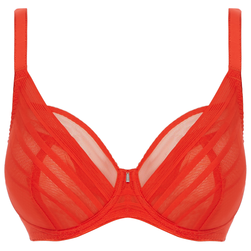 Freya Cameo High Apex Bra Red | AA3161FIY | Poinsettia ...