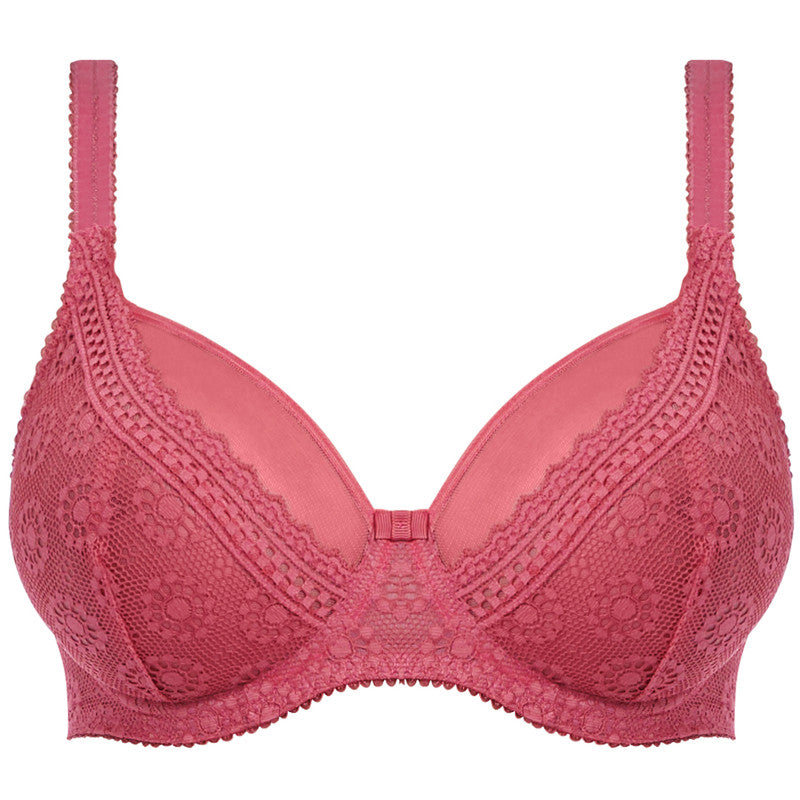 Freya Love Note High Apex Plunge Bra Pink | AA5211ROE | Poinsettia ...