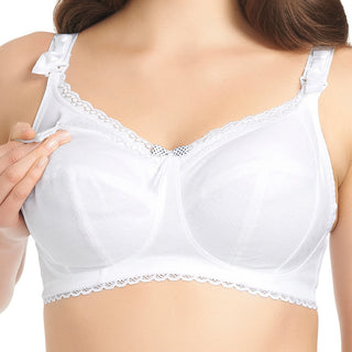 Freya Rosie Soft Cup Maternity Nursing Bra, White – Bras & Honey USA