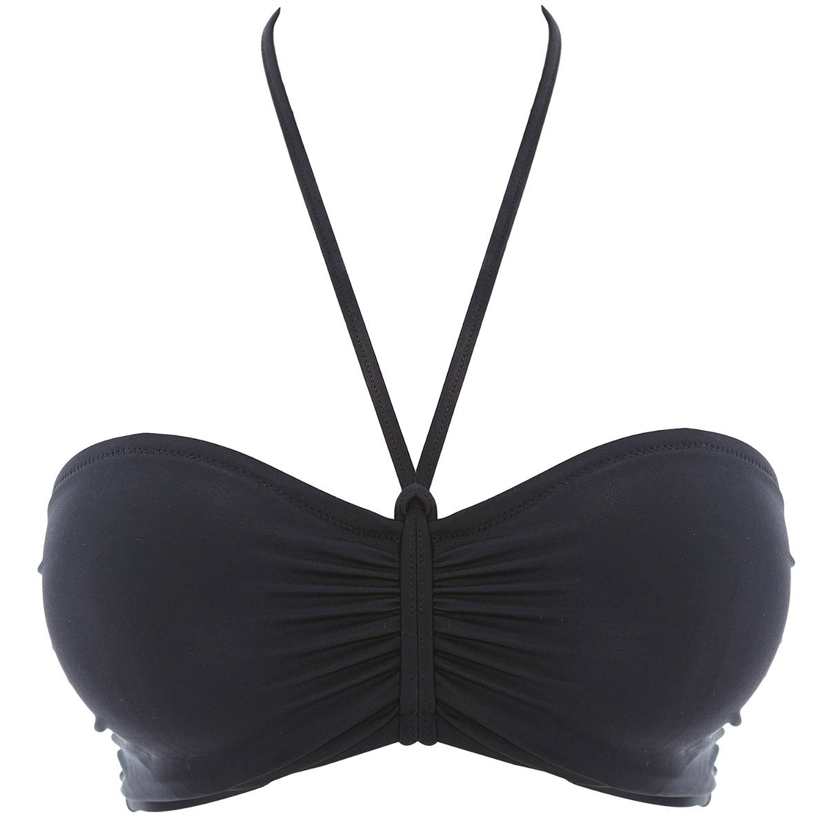 Freya Remix Bandeau Bikini Swim Top Black | AS3944BLK | Poinsettia ...