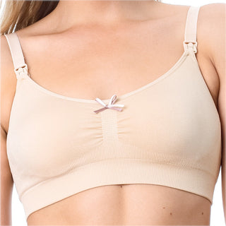 Hotmilk Heroine Maternity Wire-Free Bralette - Shell Pink - Curvy