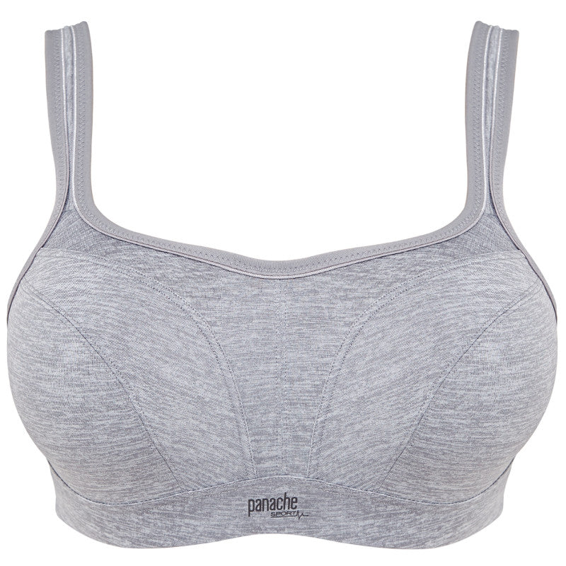 gray sports bra