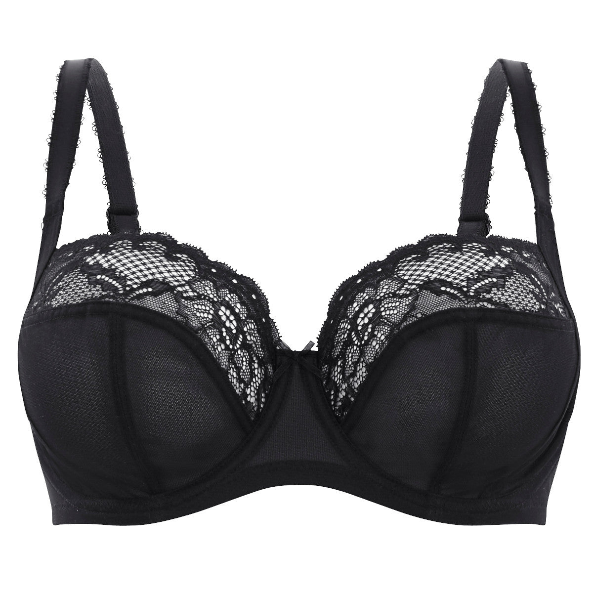 Panache Jasmine Bra Balconette Black | 6951 | Poinsettia