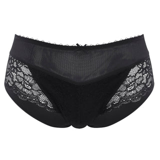 Panache Women's Jasmine Deep Brief Panty 6954, Animal Black, XS