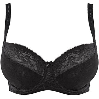 Panache BLACK Olivia Multi Part Cup Balconnet Bra, US 34F, UK 34E 