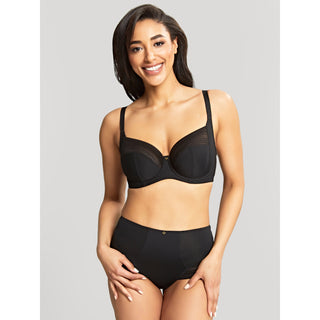 Underwear for Her, Panties, Figi Panache CLARA 7253 Brief Charcoal/Black  Charcoal/Black