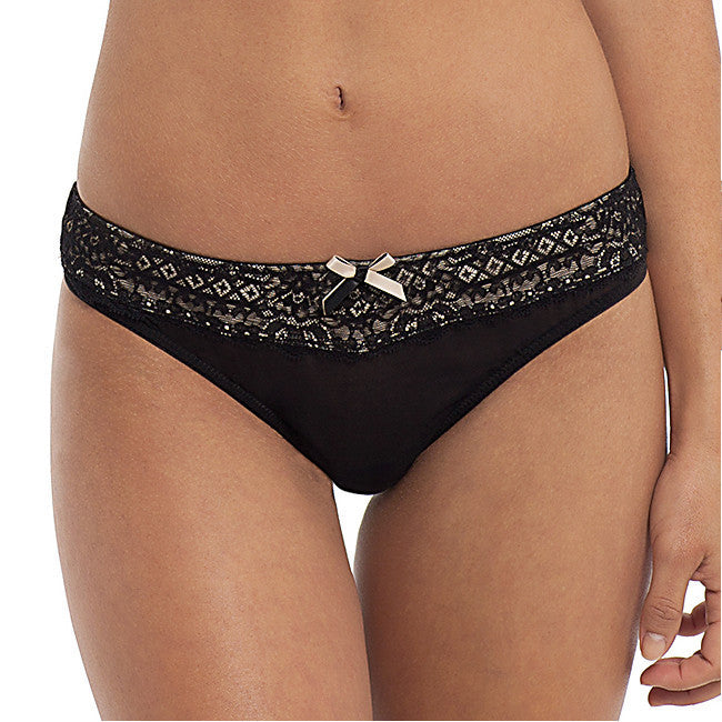 Panache Sophie Thong Underwear Black Nude | 5829 | Poinsettia -  PoinsettiaStyle.co.uk