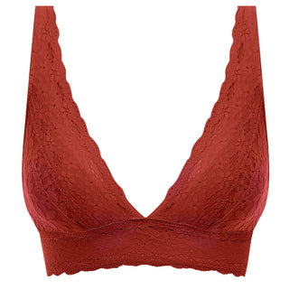 Wacoal Halo Lace Non Padded Moulded Bra Red, WA851205602