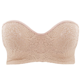 Wacoal Halo Lace Strapless Bra - Ivory