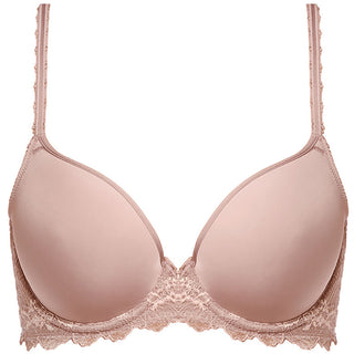 Wacoal Lace Perfection Plunge Push Up Bra Pink, WE135003RMT