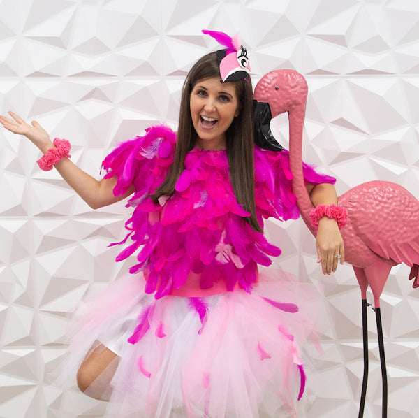 DIY Flamingo Costume – Craft Box Girls