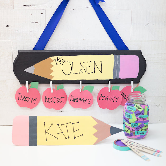 3 Back to School Teacher Crafts – Craft Box Girls