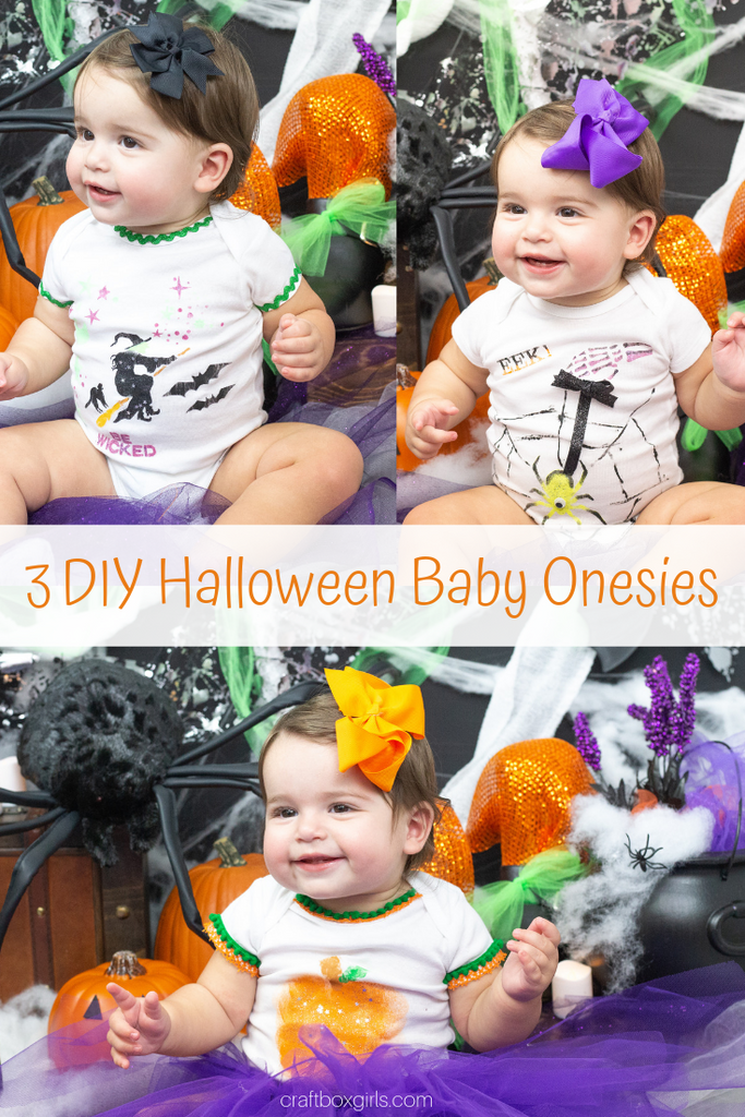 3 DIY Halloween Baby Onesies