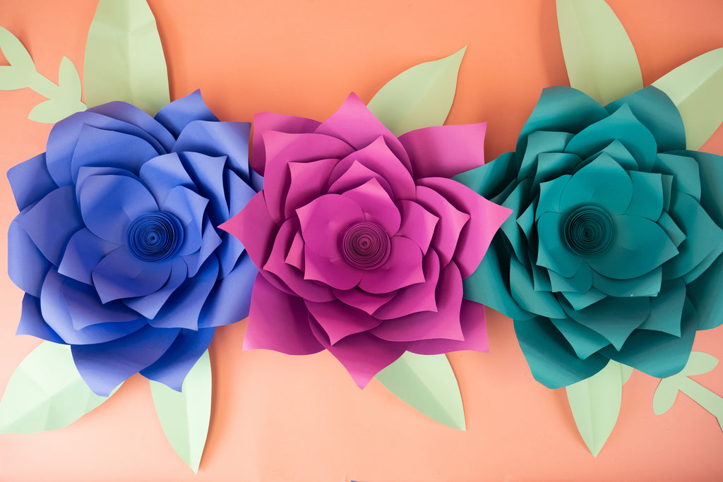 DIY Large Paper Flower Tutorial