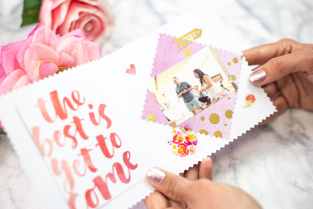 DIY Bridal Shower Photo Card