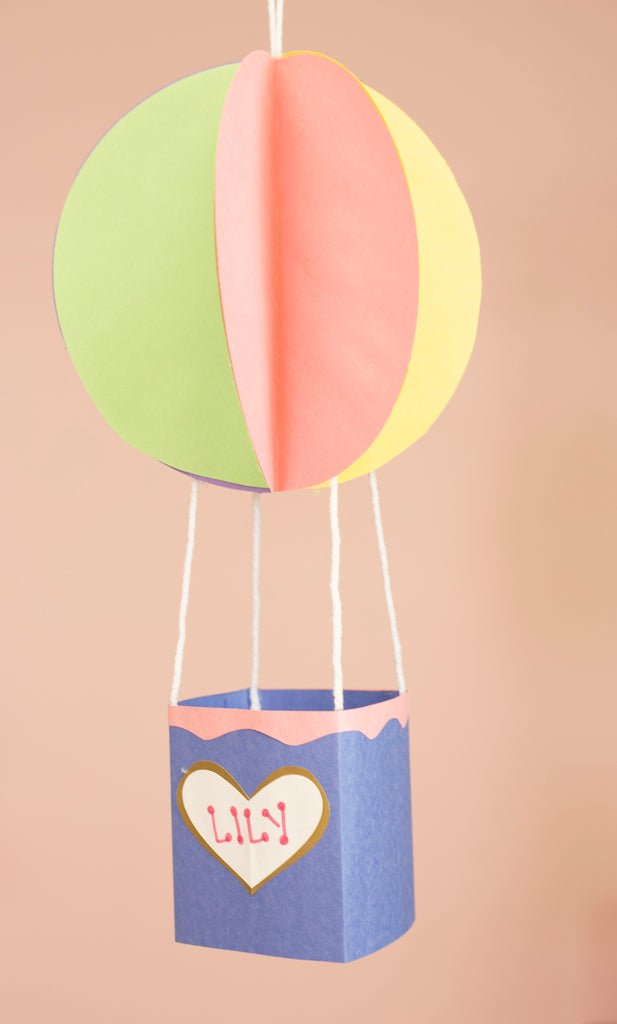 Paper 3D Hot Air Balloon